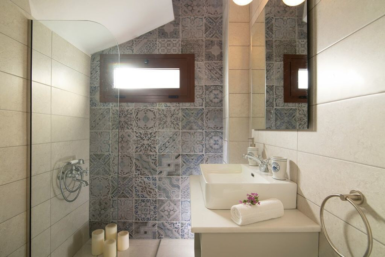 Bathroom 3, Luxury Villa Malvasia with Seaview and Heated pool, Crete