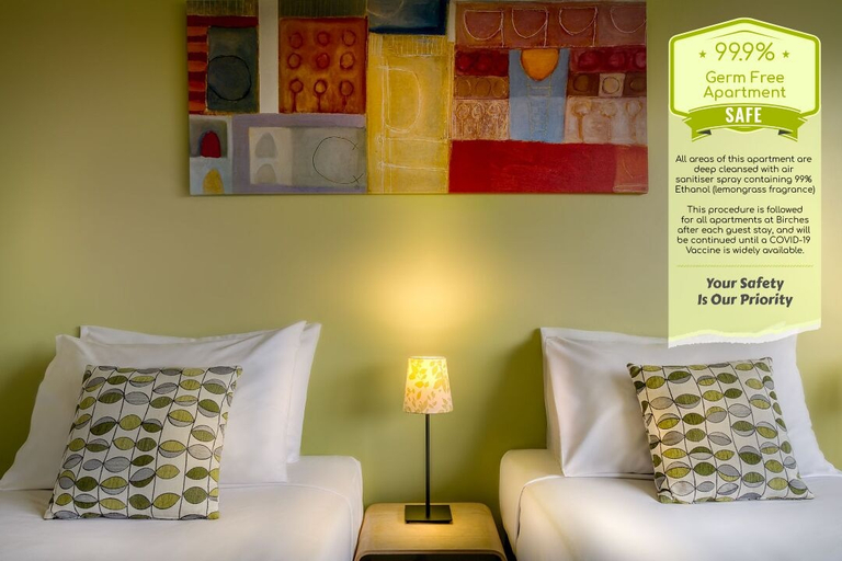 Bedroom 3, Birches Serviced Apartments, Melbourne