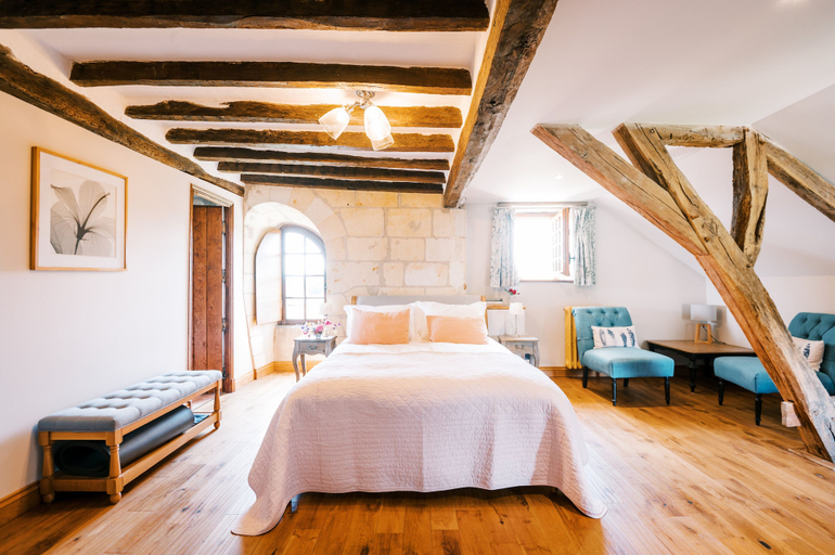 Bedroom 3, Manoir de Jouralem, Maine-et-Loire