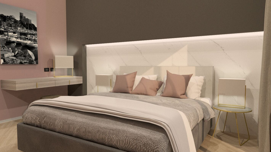 Bedroom 3, Hotel Byron, La Spezia