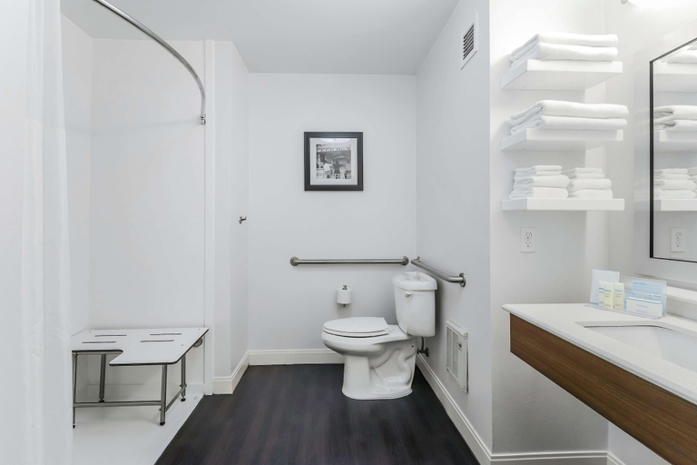 Bathroom 4, Hampton Inn Heath-Newark, Licking