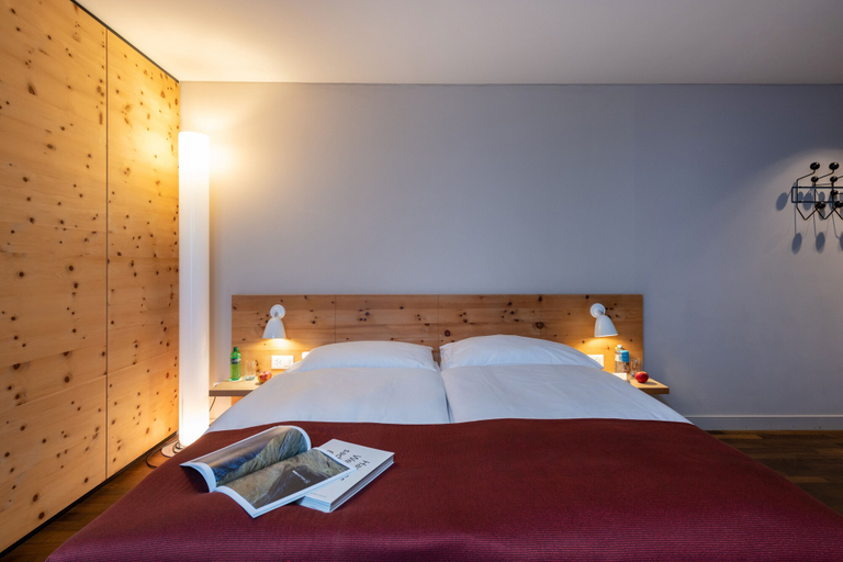 Bedroom 2, Schweizerhof Sils Maria, a Faern Collection Hotel, Maloja