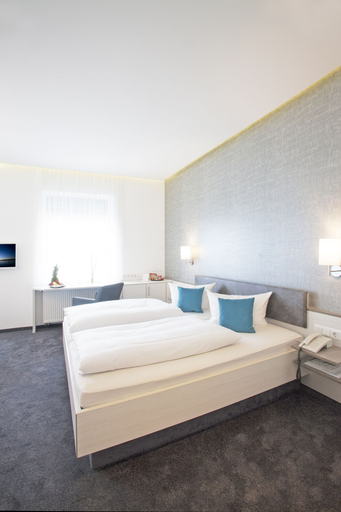 Bedroom 3, Hotel Café Ebner, Lindau (Bodensee)