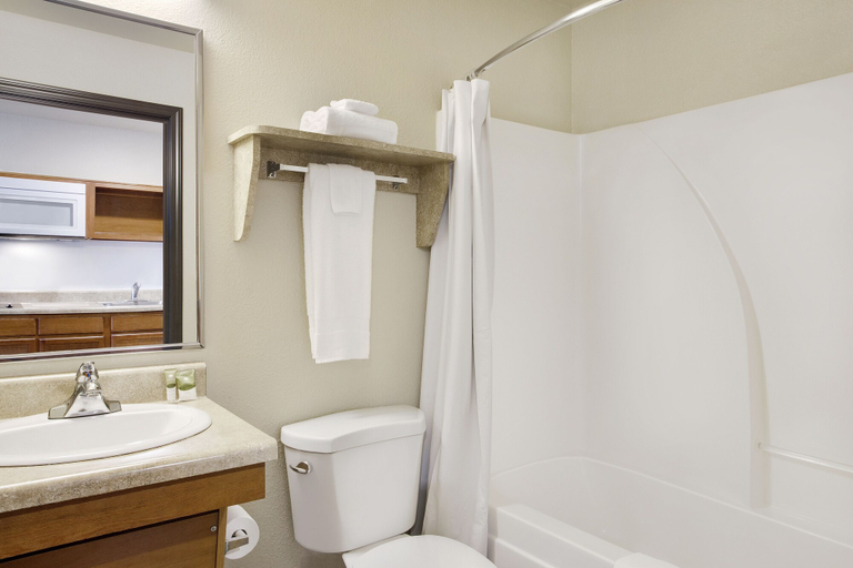 Bathroom 3, WoodSpring Suites Washington DC Andrews AFB, Prince George's