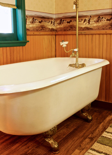 Bathroom 4, Featherbed Railroad B&B Resort, Lake