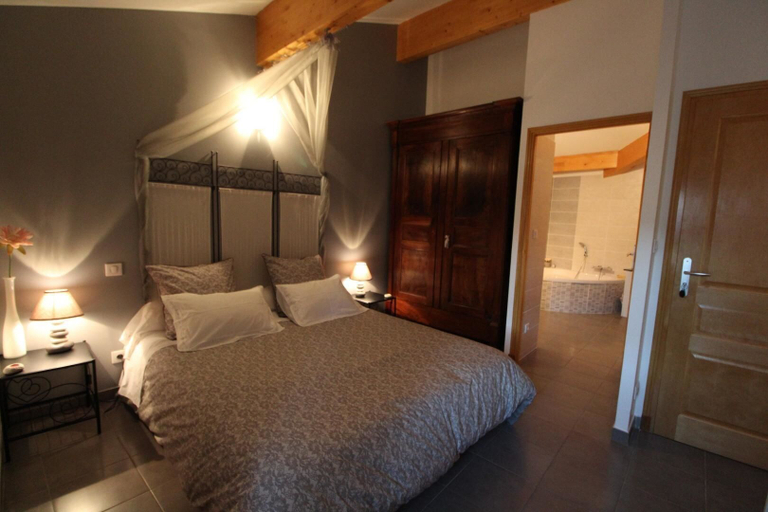 Bedroom 4, Chambre d'hôtes Le Mas du Moulin, Ardèche
