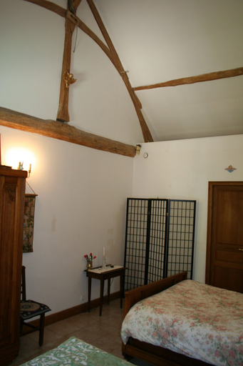 Bedroom 4, Chambre d’hôtes le Prieuré de Fouchères, Aube