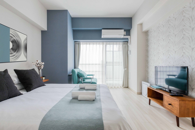 Bedroom 5, Ostay Shin-Osaka Hotel Apartment, Osaka
