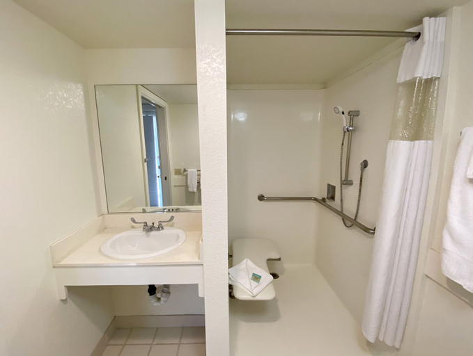Bathroom 4, Palm Canyon Hotel & RV Resort, San Diego