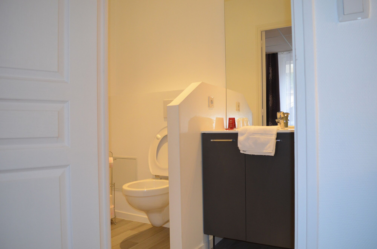 Bathroom 4, Hotel de La Croix de Malte, Manche