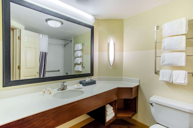 Bathroom 4, La Quinta Inn & Suites by Wyndham Raleigh Crabtree, Wake
