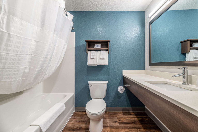 Bathroom 4, WoodSpring Suites Sanford North I-4 Orlando Area, Seminole