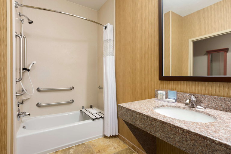 Bathroom 4, Hampton Inn Wichita-East, Sedgwick