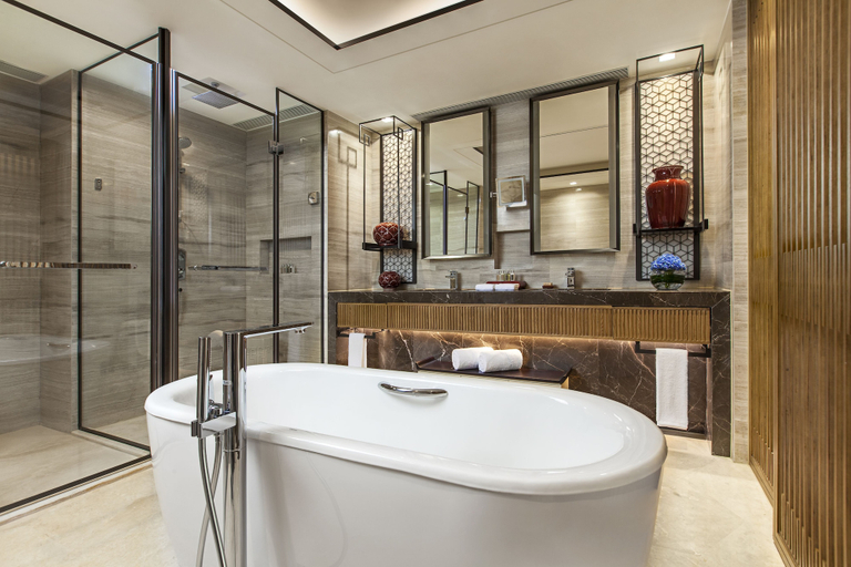Bathroom 5, Ascott Riverside Garden Beijing, Beijing