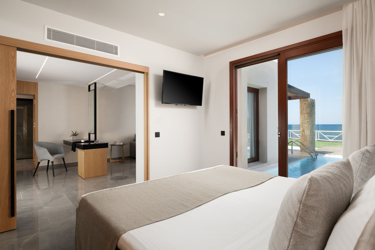 Bedroom 3, Ikaros Beach Resort & Spa - Adults Only, Crete