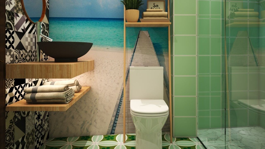 Bathroom 3, Khai Yen Tam Coc Hostel, Hoa Lư