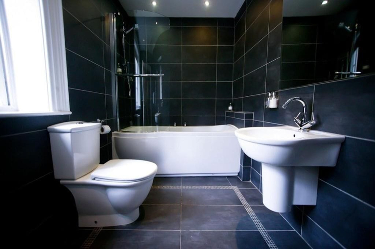 Bathroom 5, Mitton Hall Country House Hotel, Lancashire