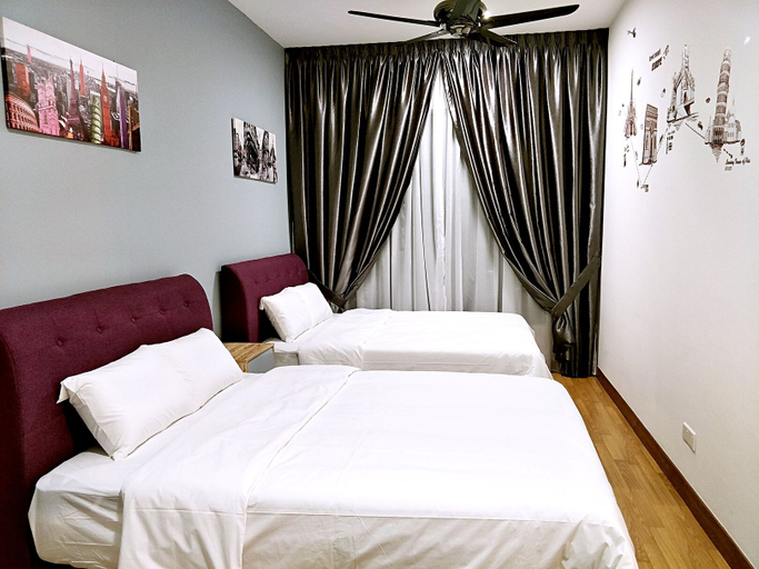 Bedroom 2, 10Pax Designer Suite - Georgetown Penang, Pulau Penang
