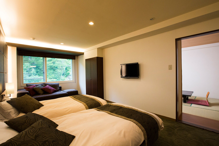Bedroom 3, Sounkyo Onsen Choyo Resort Hotel, Kamikawa