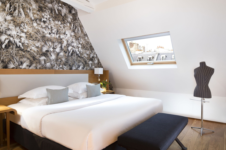 Bedroom 3, Hotel Le Six, Paris