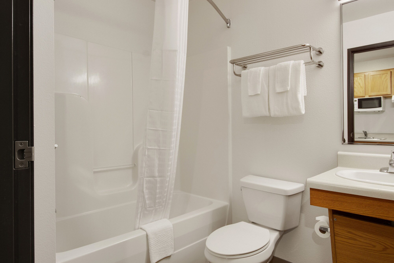 Bathroom 4, WoodSpring Suites College Station, Brazos