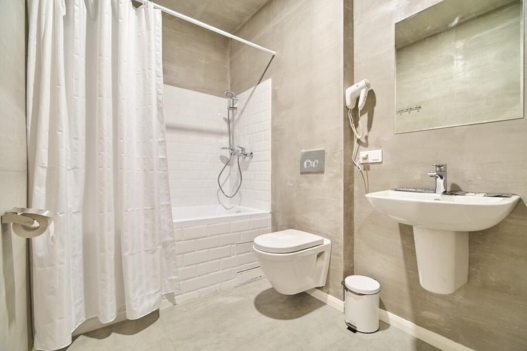 Bathroom 3, Red Brick Hotel Presnya, Northern