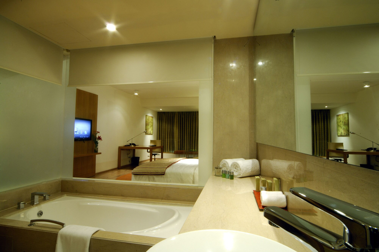 Bathroom 5, Radisson Blu Plaza Hotel Hyderabad Banjara Hills, Ranga Reddy