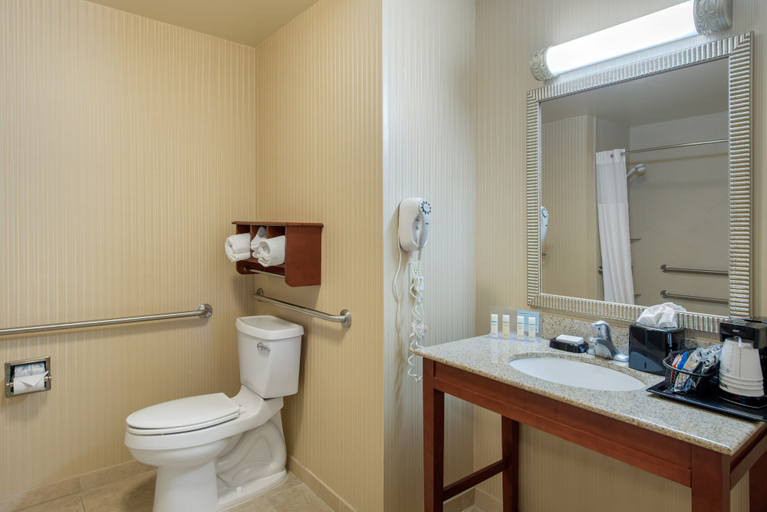 Bathroom 4, Hampton Inn & Suites Arcata, Humboldt
