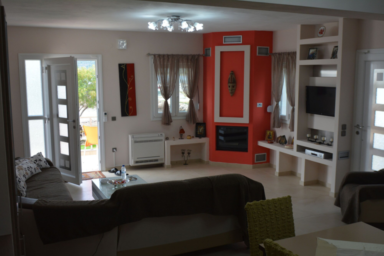 Bedroom 5, Palaiologou Panorama Apartments, North Aegean