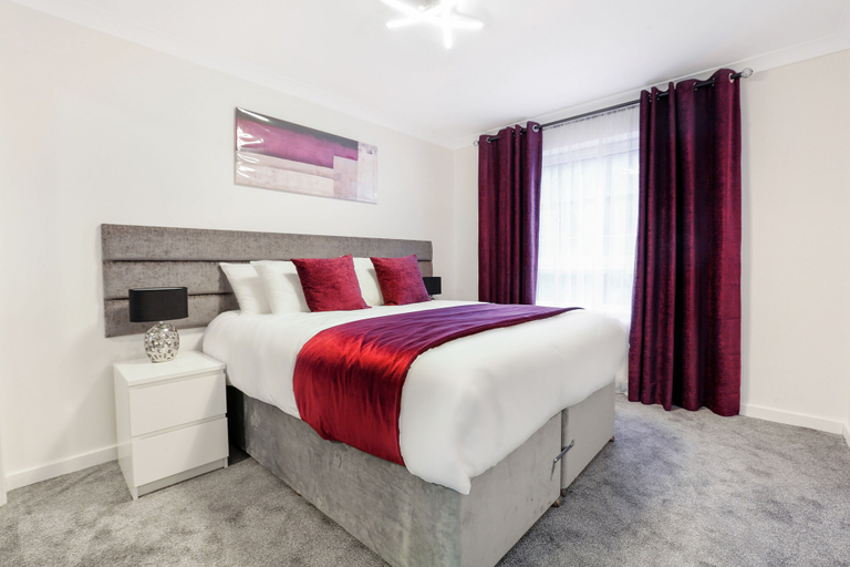 Bedroom 3, VKM Apartments, Glasgow