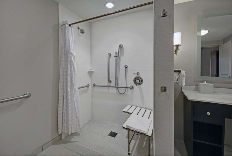 Bathroom 4, Homewood Suites by Hilton Hamilton, NJ, Mercer
