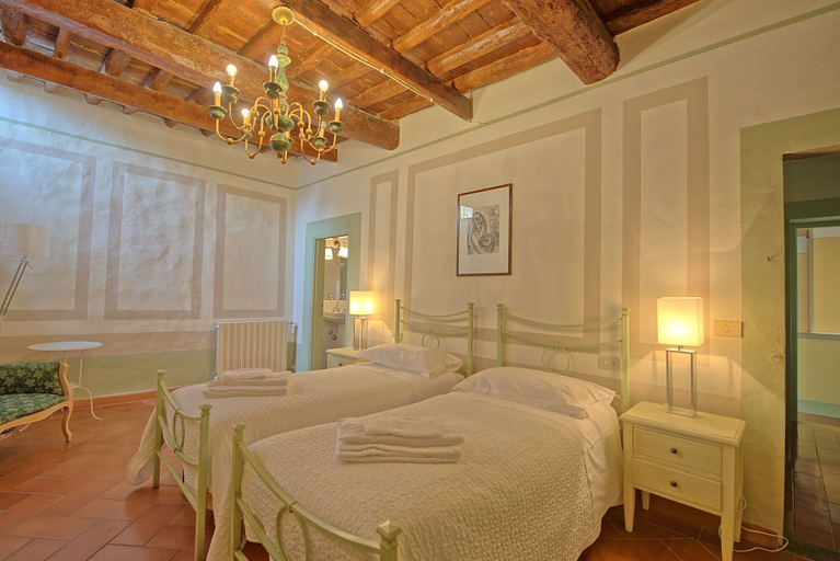 Bedroom 2, Castello di Montegufoni, Florence