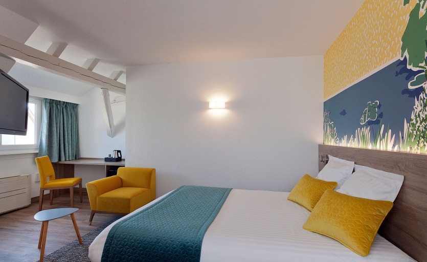 Bedroom 4, Hôtel Restaurant Groff Aux Deux Clefs, Haut-Rhin