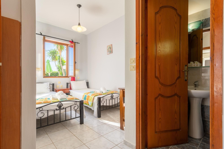Bedroom 5, Villa Michalis Large Private Pool Sea Views A C Wifi - 1970, Crete
