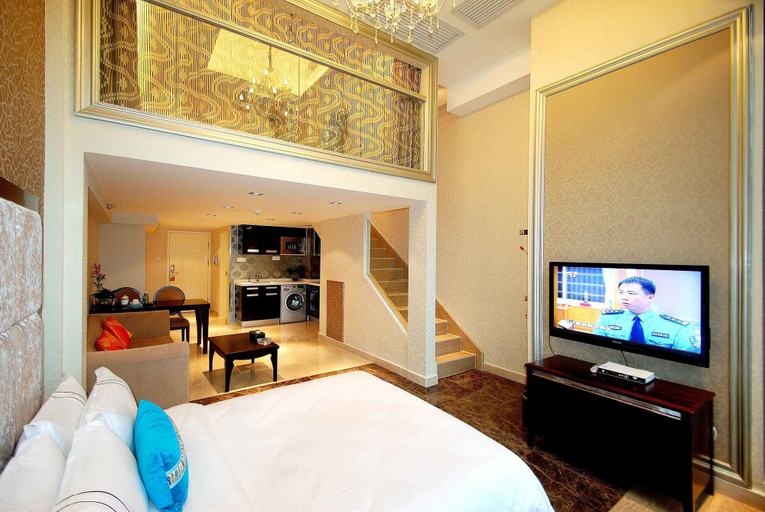 Bedroom 3, Guangzhou Grand View Golden Palace Apartment, Guangzhou