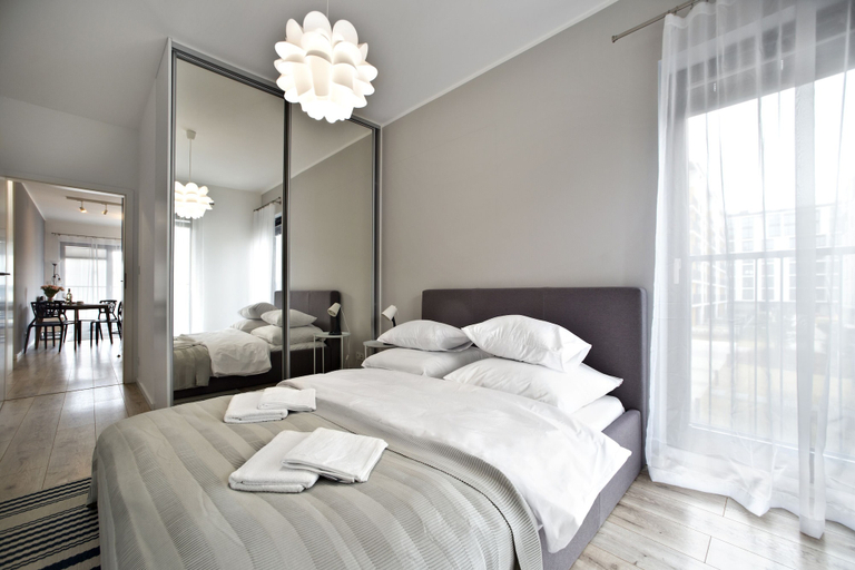 Bedroom 3, P&O Apartments Przasnyska, Warsaw