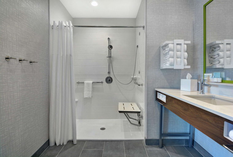 Bathroom 4, Hampton Inn & Suites Middleburg, Clay