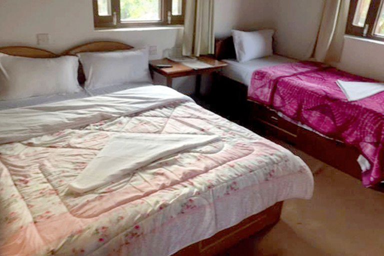 Bedroom 3, Hotel Elephant Camp, Narayani
