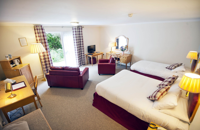 Bedroom 3, Penmere Manor Hotel, Cornwall