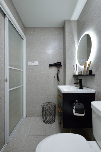 Bedroom 2, Newly Renovated 1BDR Apt Old Shanghai, Shanghai