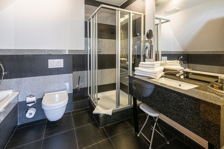 Bathroom 3, Gasthaus Goldener Hirsch, Suhl
