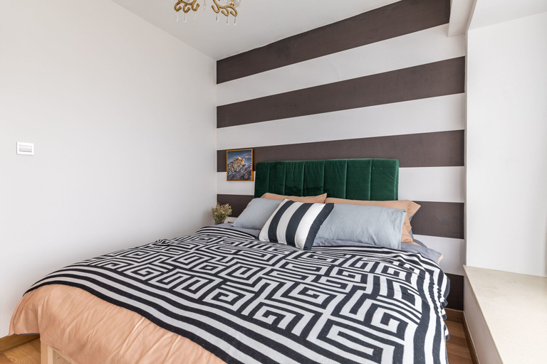 Bedroom 2, Locals Boutique Apartment Huafa Plaza 28, Zhuhai