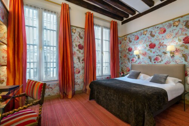 Bedroom 2, Hotel Saint Paul Rive Gauche, Paris