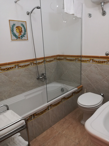 Bathroom 4, Hotel Centrale, Palermo