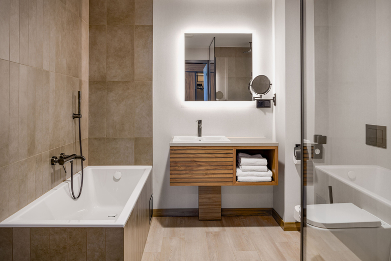 Bathroom 5, AC Hotel by Marriott Krakow, Kraków City