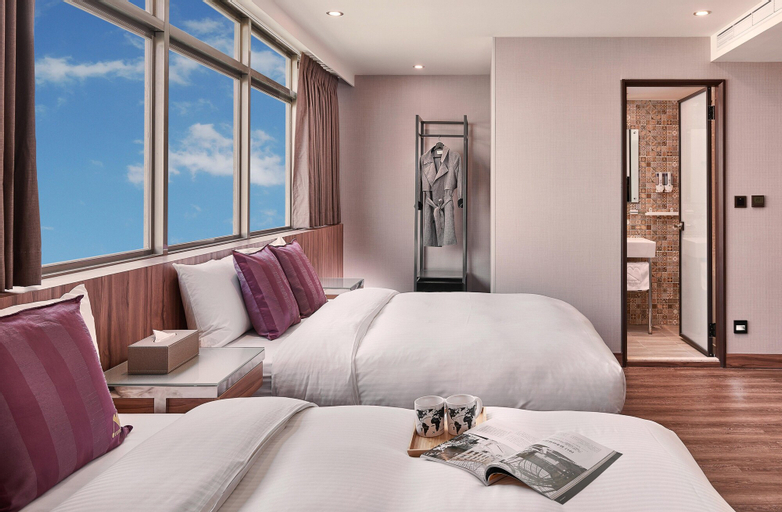 Bedroom 3, Muzik Hotel - Ximending Xining Branch, Taipei City