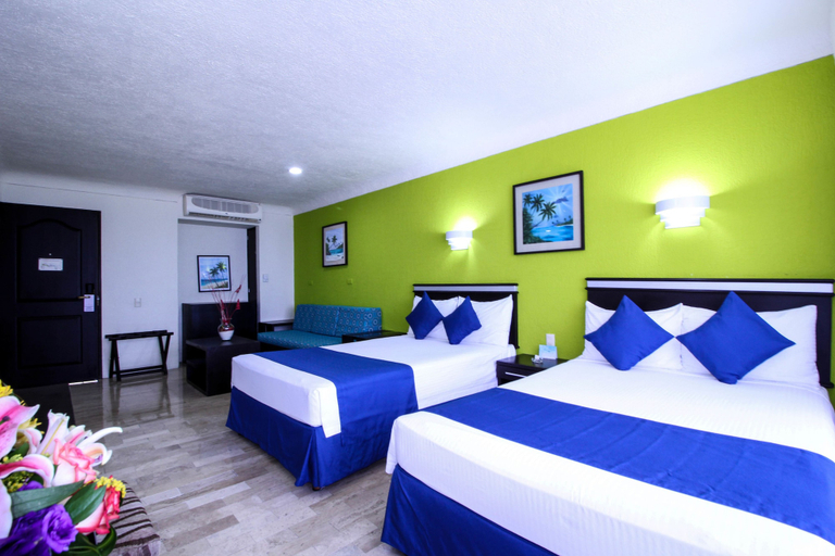 Bedroom 4, Aquamarina Beach Hotel, Benito Juárez