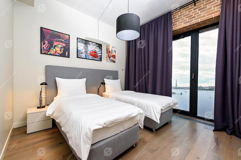 Bedroom 2, Docklands Apart Hotel, Sankt-Peterburg gorsovet