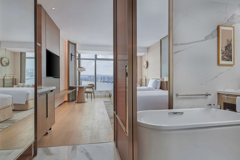 Bathroom 5, Hilton Changsha Riverside, Changsha