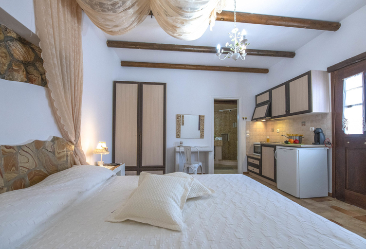 Bedroom 3, Niriides studios, South Aegean